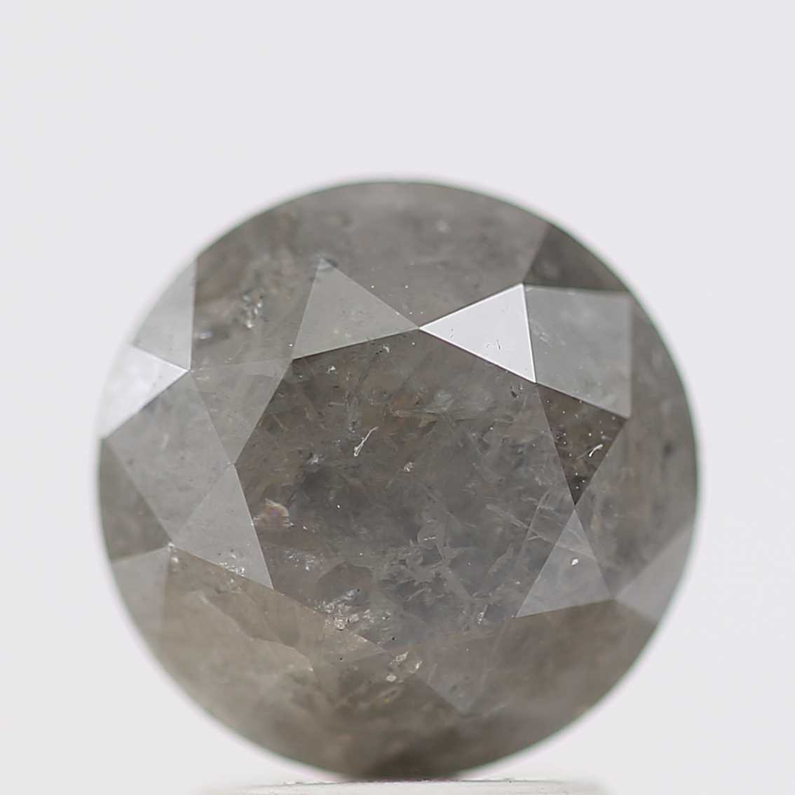 2.60 Carat Fancy Gray Round Shape Brilliant Cut Natural Loose Diamond